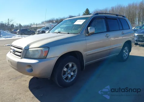 2004 Toyota Highlander V6 z USA, uszkodzony, nr VIN JTEEP21A740032918